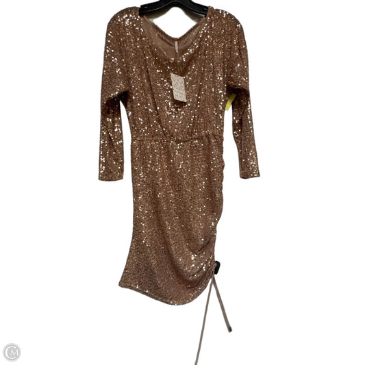Dress Casual Short By Free People In Rose Gold, Size: Xs