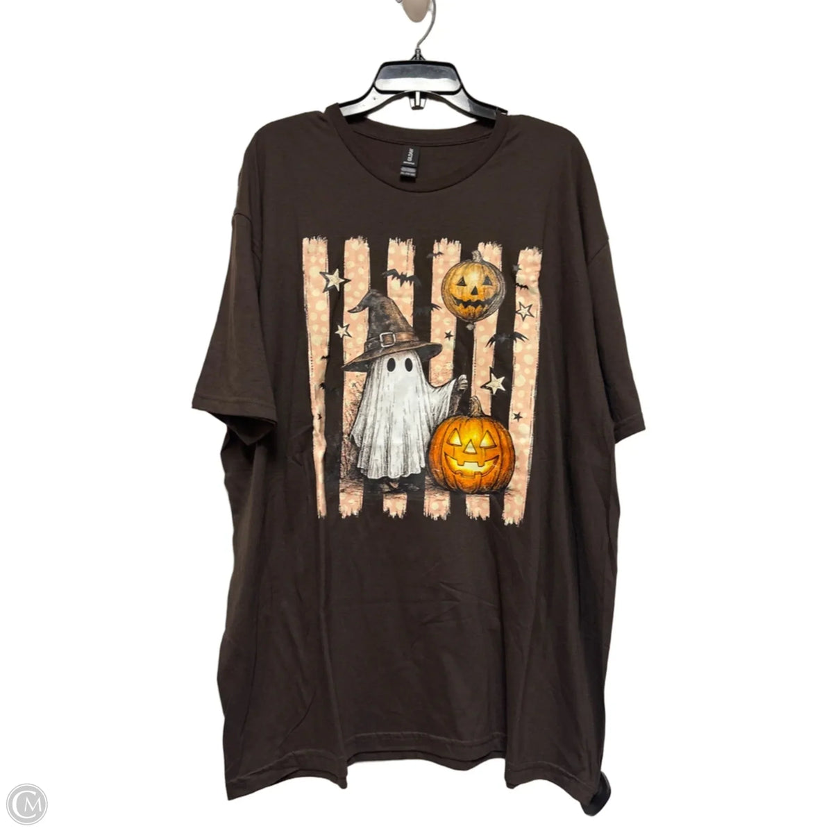 Top Short Sleeve Basic By Gildan In Brown, Size: 2x