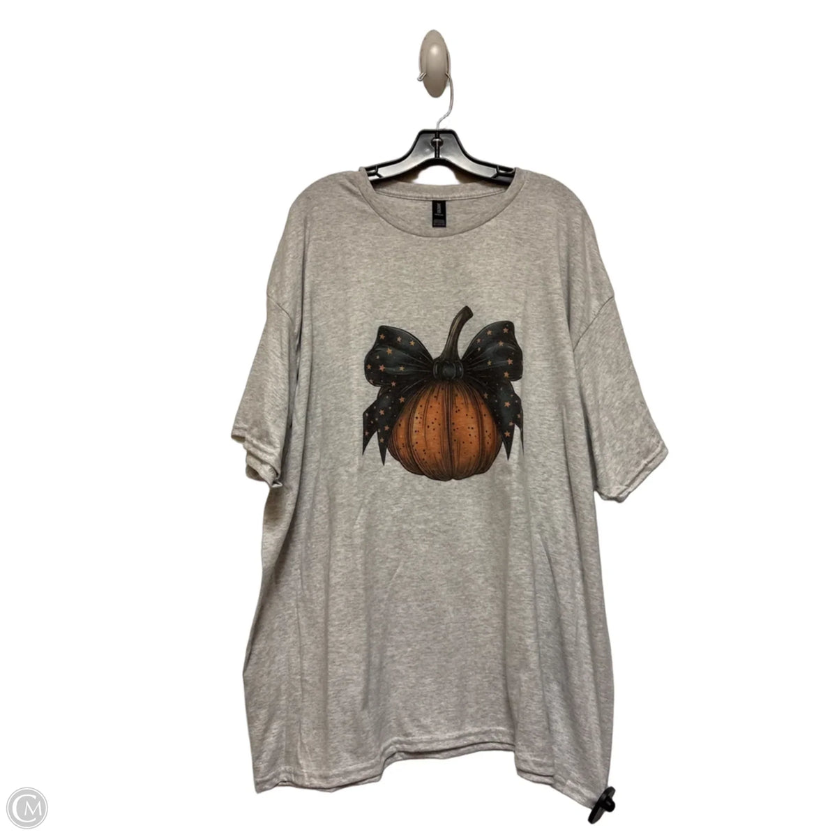 Top Short Sleeve Basic By Gildan In Grey, Size: 3x