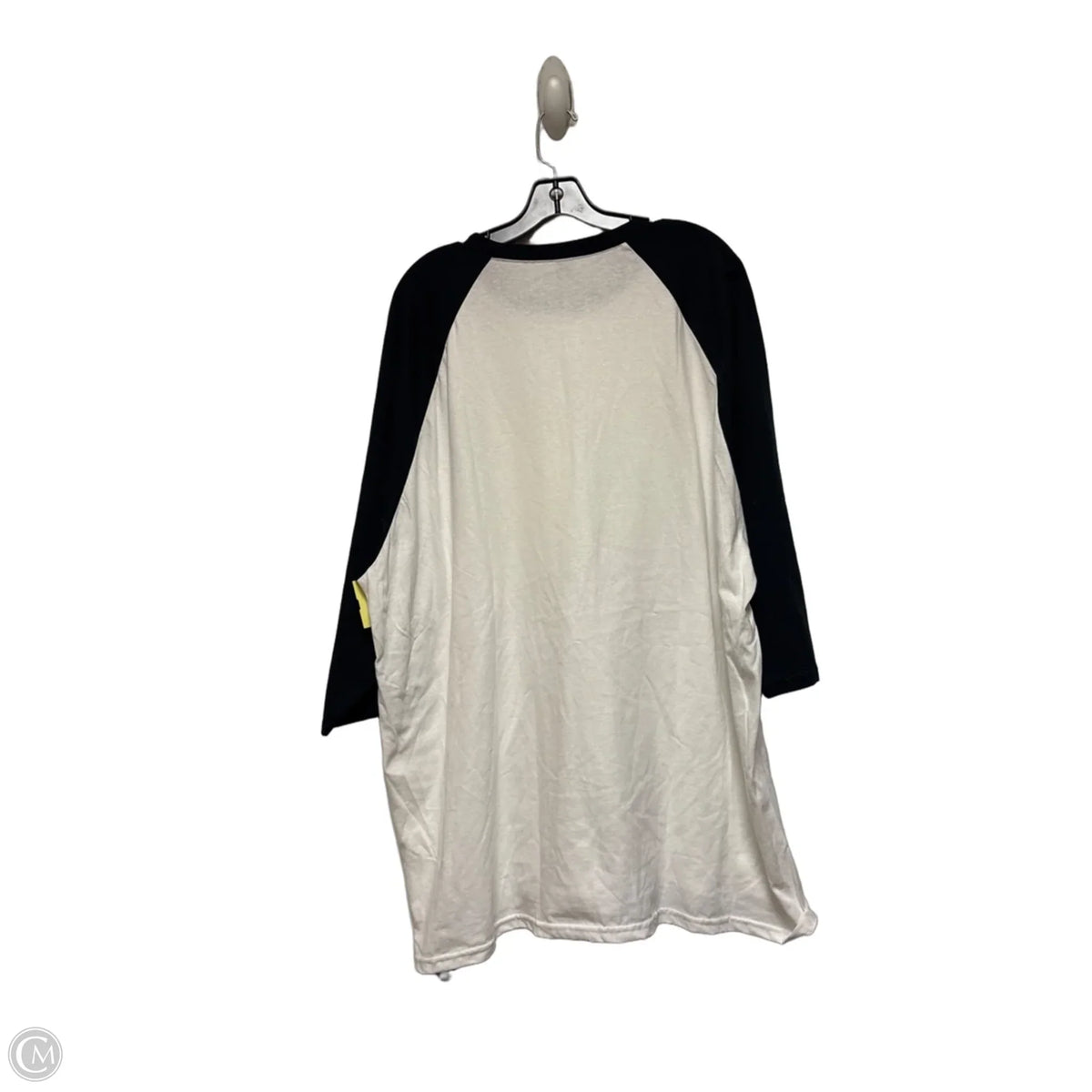 Top Long Sleeve Basic By Gildan In Black & White, Size: 3x