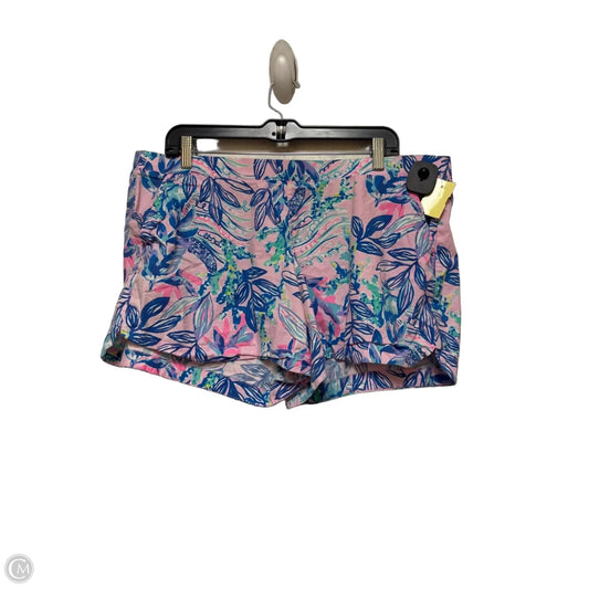 Shorts Designer By Lilly Pulitzer In Blue & Purple, Size: Xl