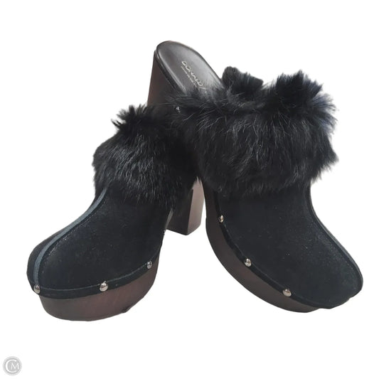 Shoes Heels Block By Donald Pliner In Black & Brown, Size: 10