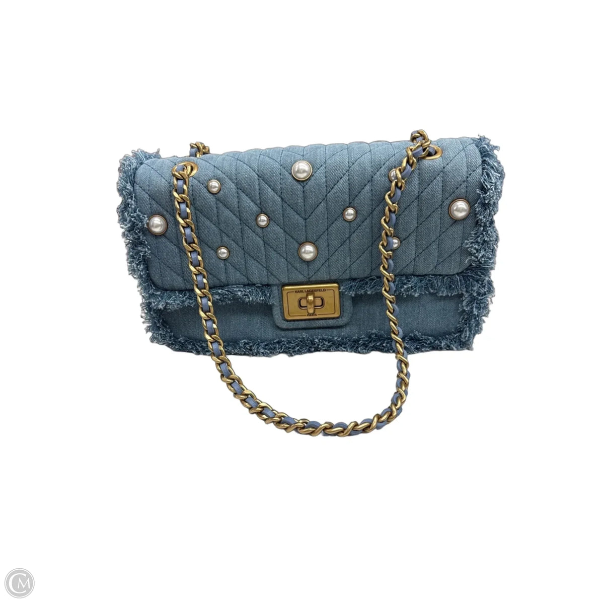 Handbag Designer By Karl Lagerfeld, Size: Medium