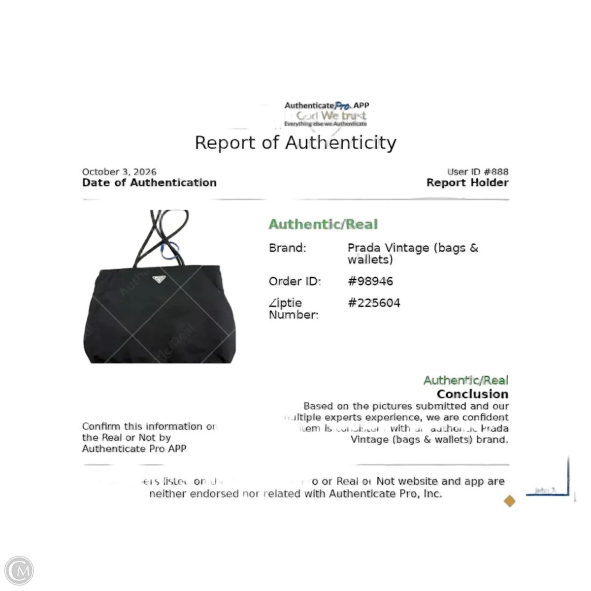 Handbag Luxury Designer By Prada, Size: Medium