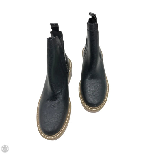 Boots Ankle Heels By Nicole By Nicole Miller In Black & Tan, Size: 8.5