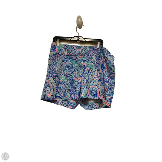 Shorts Designer By Lilly Pulitzer In Blue & White, Size: 16
