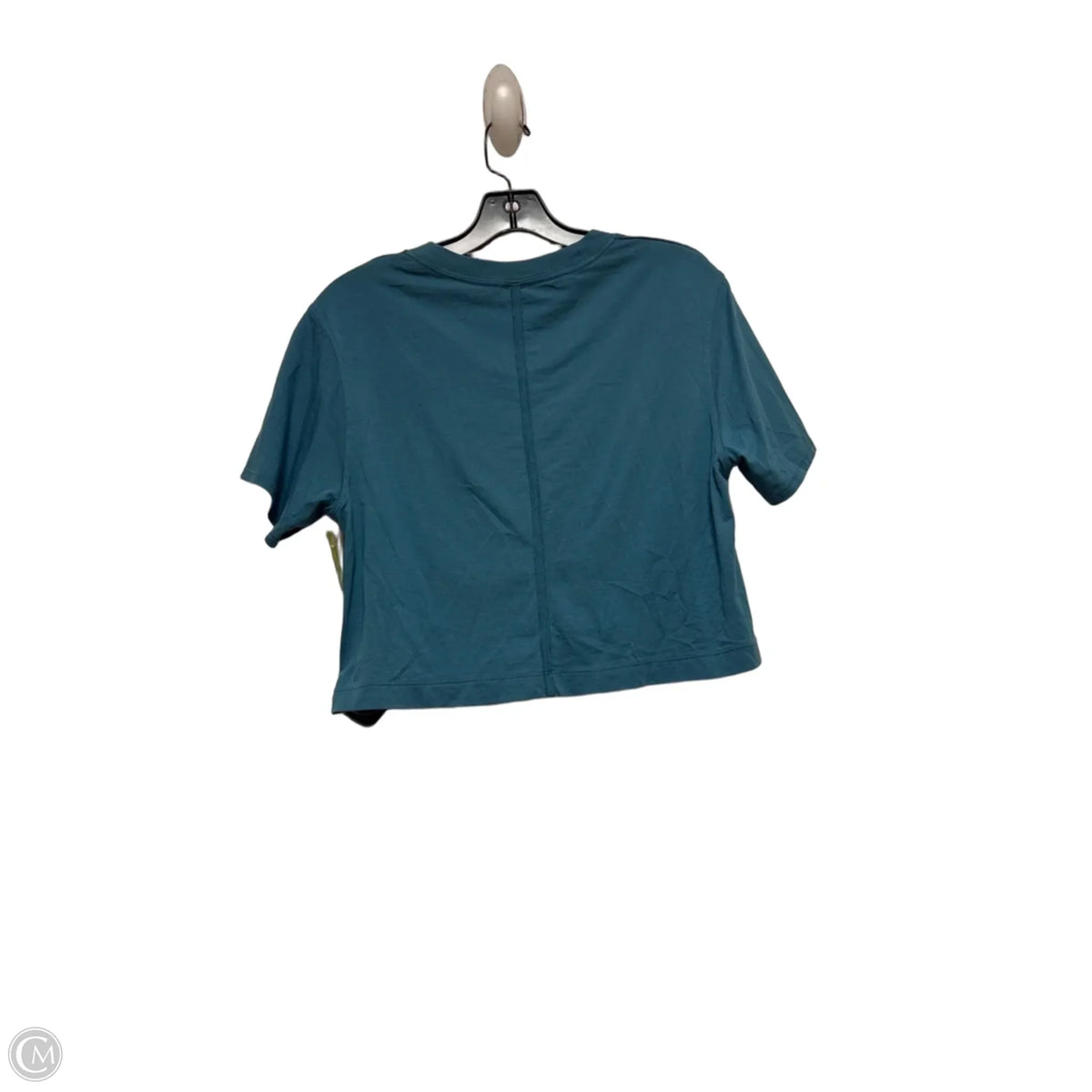 Athletic Top Short Sleeve By Lululemon In Blue, Size: 2