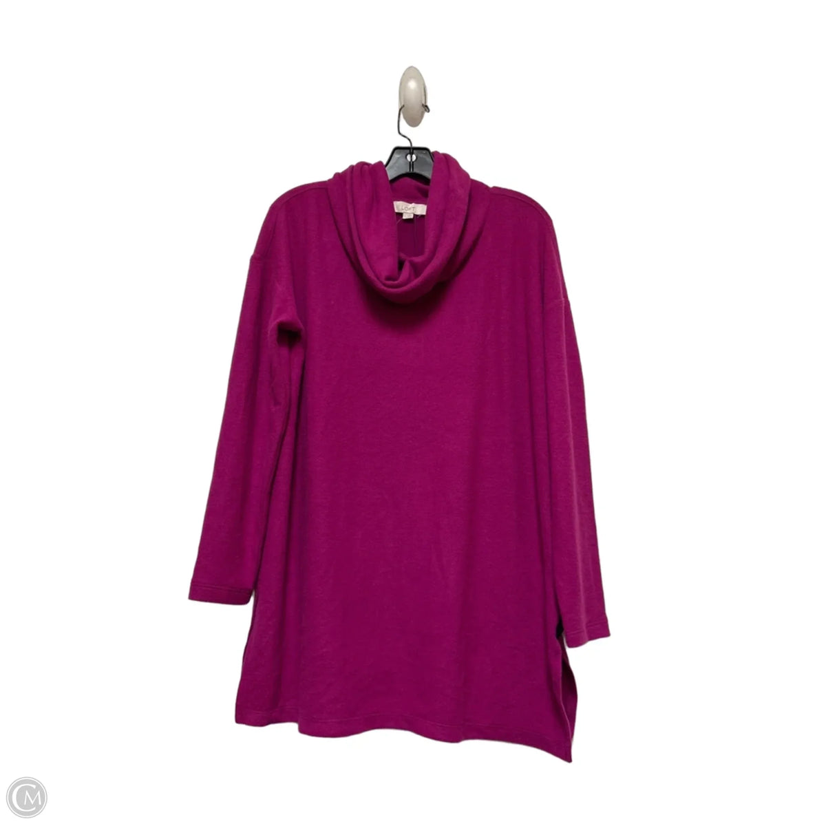 Top Long Sleeve By Loft In Pink, Size: L