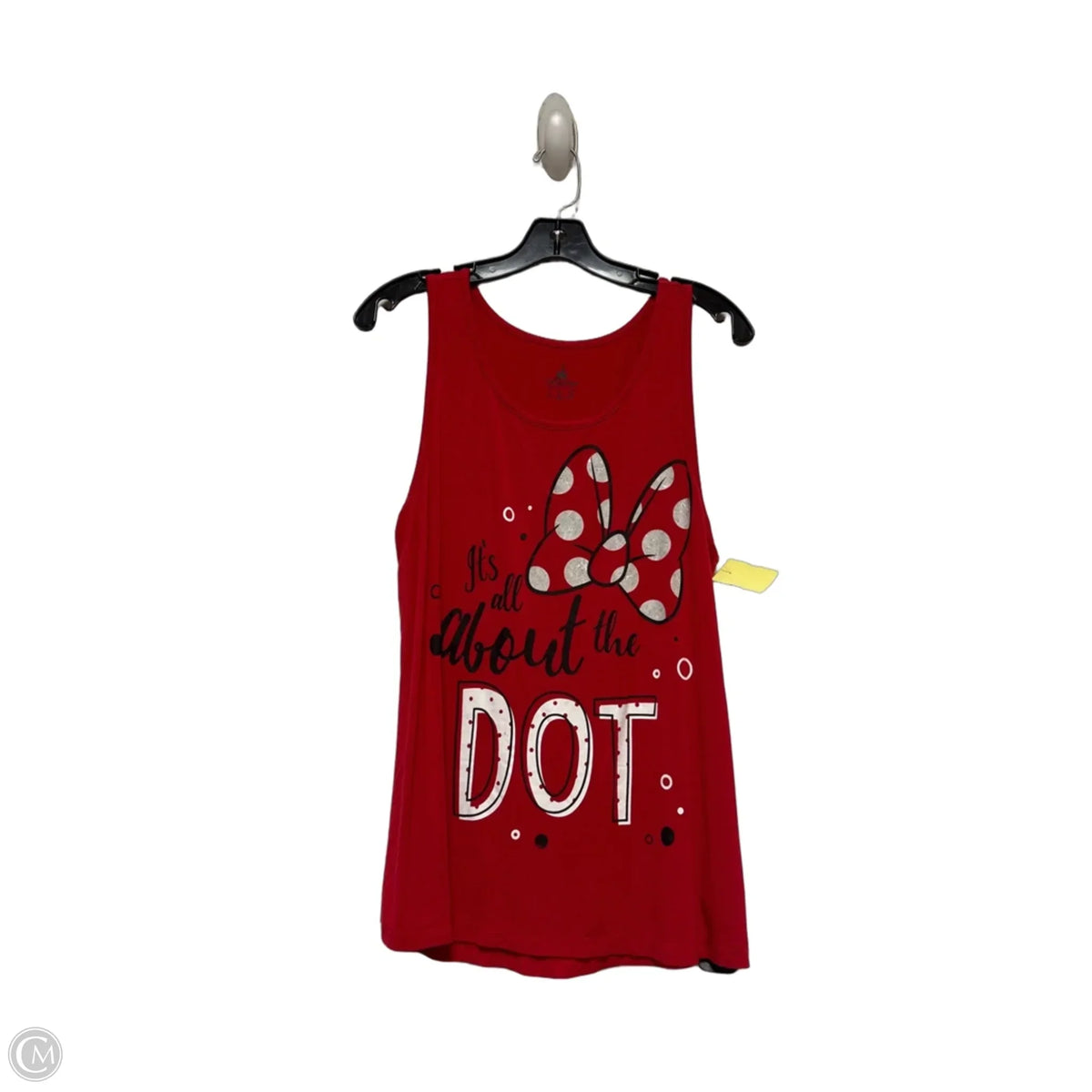 Top Sleeveless Basic By Disney Store In Red, Size: L