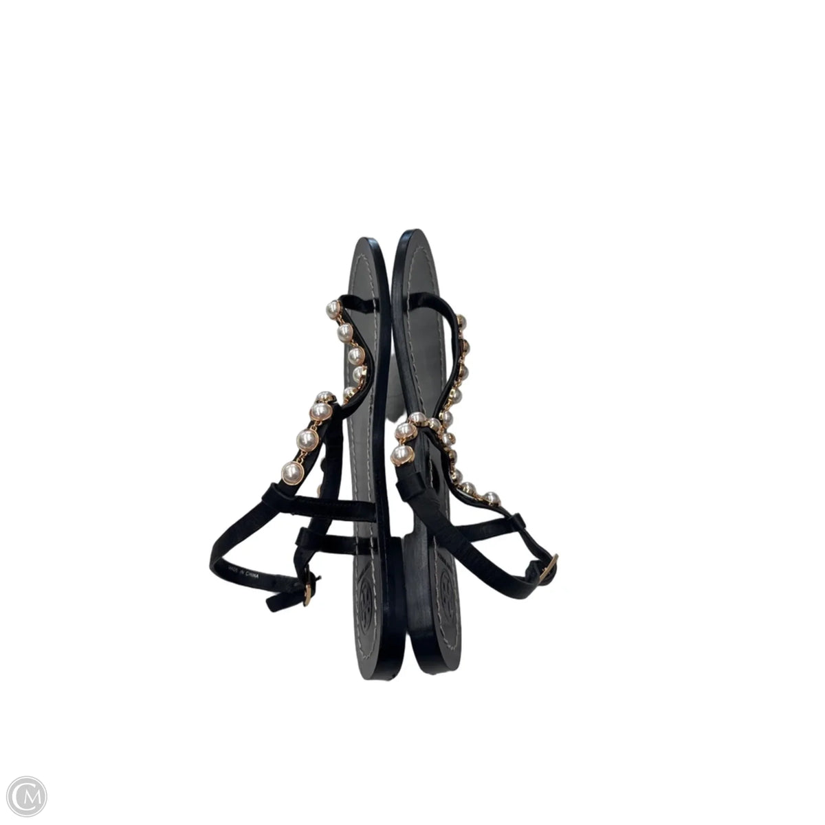 Sandals Designer By Tory Burch In Black, Size: 6
