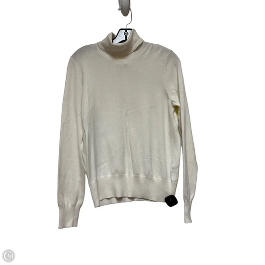 Top Long Sleeve By H&m In Cream, Size: L