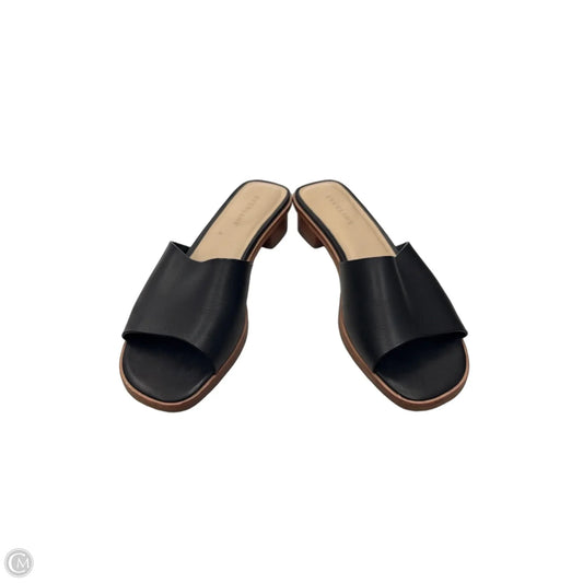Sandals Heels Block By Everlane In Black, Size: 8