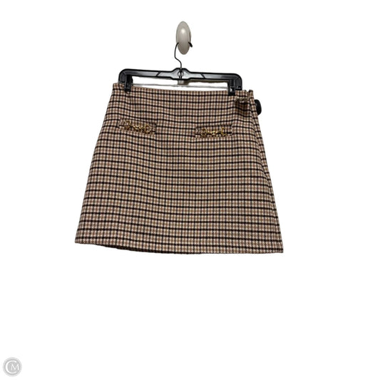 Skirt Mini & Short By Loft In Plaid Pattern, Size: 6