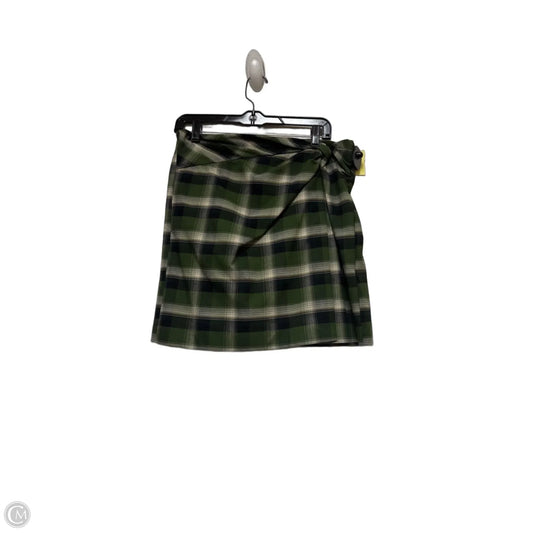 Skirt Mini & Short By Loft In Plaid Pattern, Size: 6