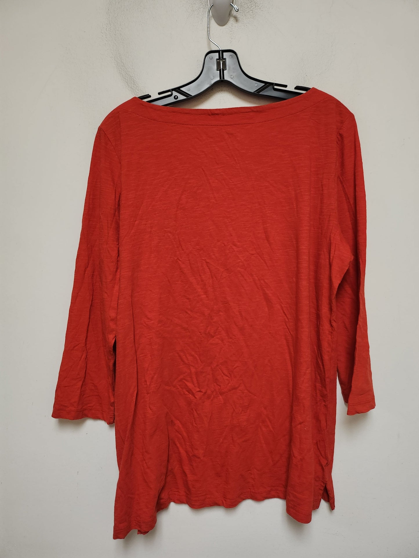 Top Short Sleeve Basic By Loft O In Red, Size: Xl