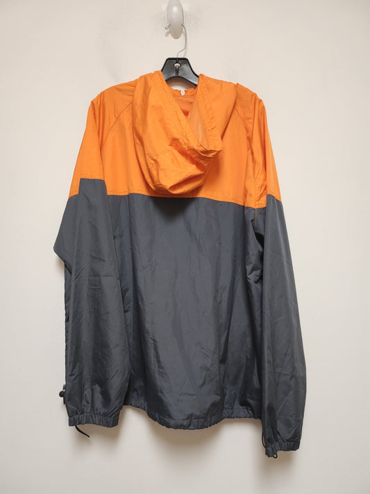 Grey & Orange Jacket Windbreaker Walt Disney, Size Xl