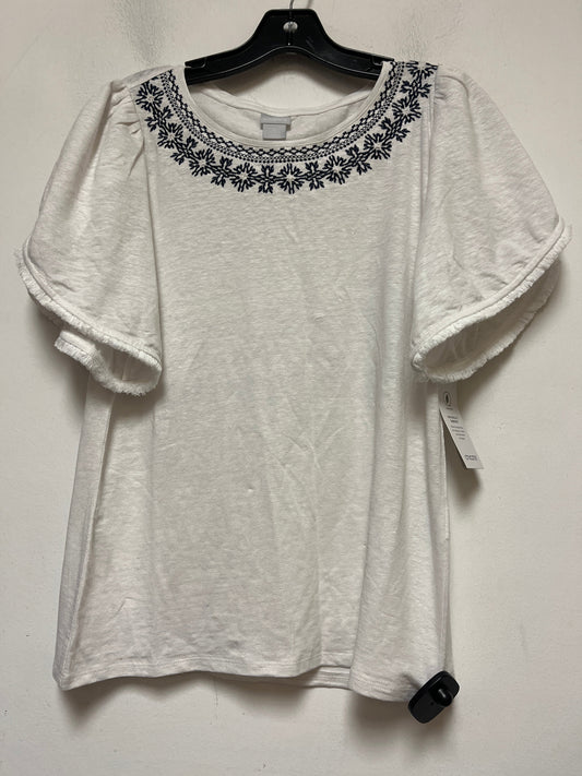 Top Short Sleeve By Chicos  Size: S