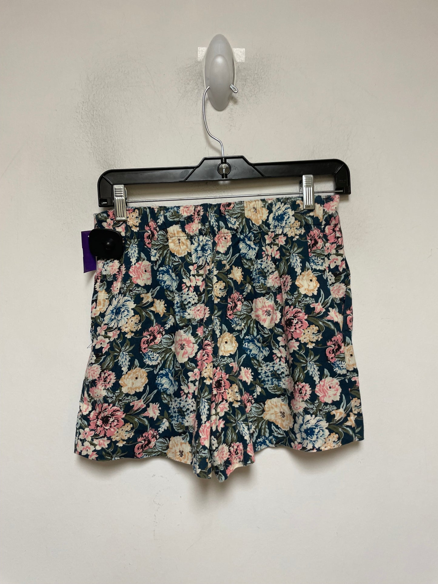 Floral Print Shorts Loft, Size 00