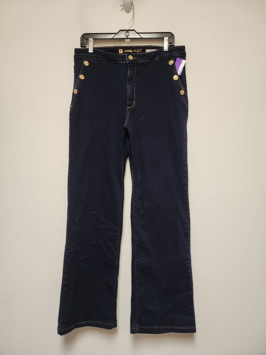 Blue Denim Jeans Flared Anne Klein, Size 12