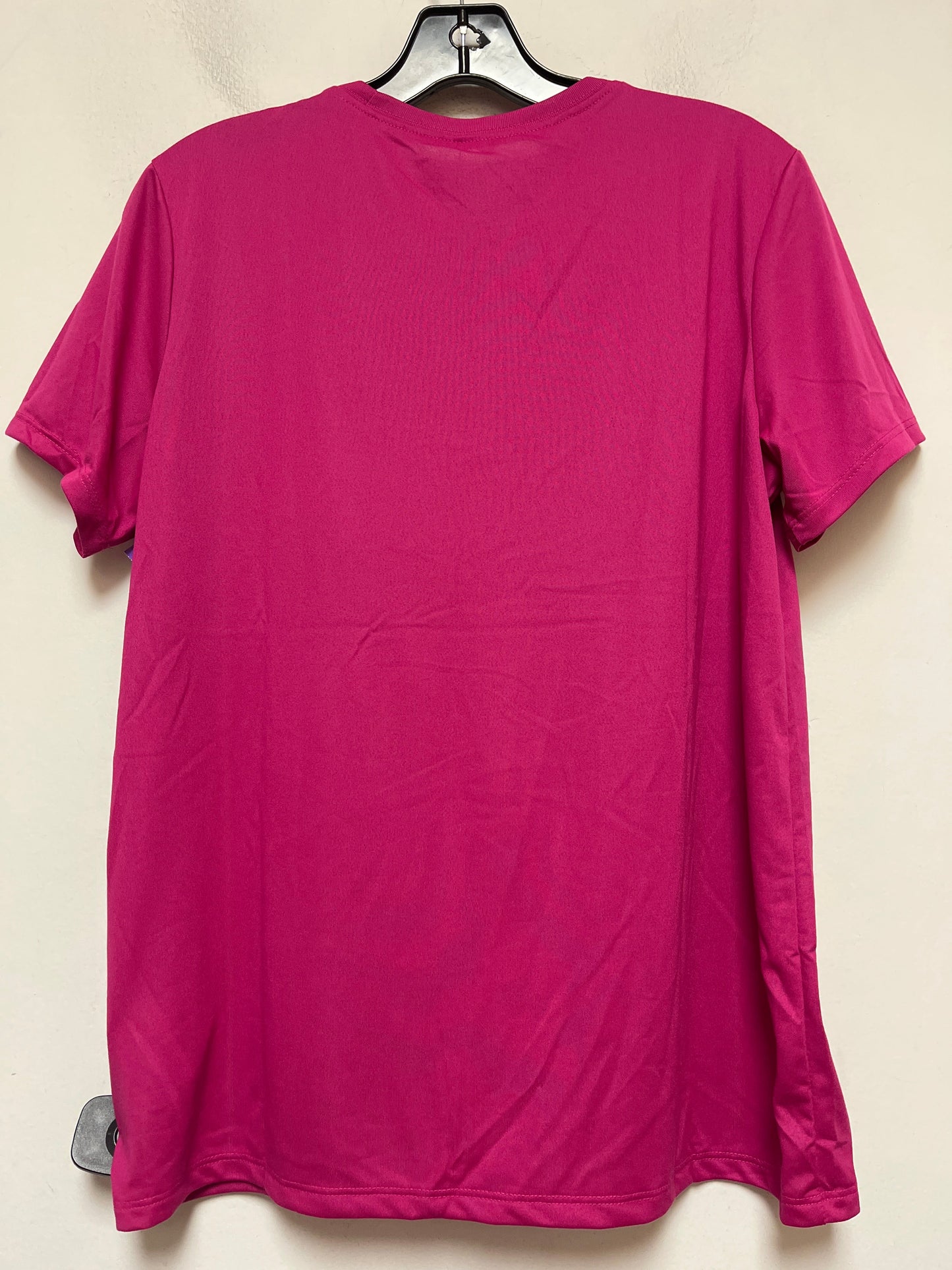 Pink Athletic Top Short Sleeve Nike Apparel, Size M