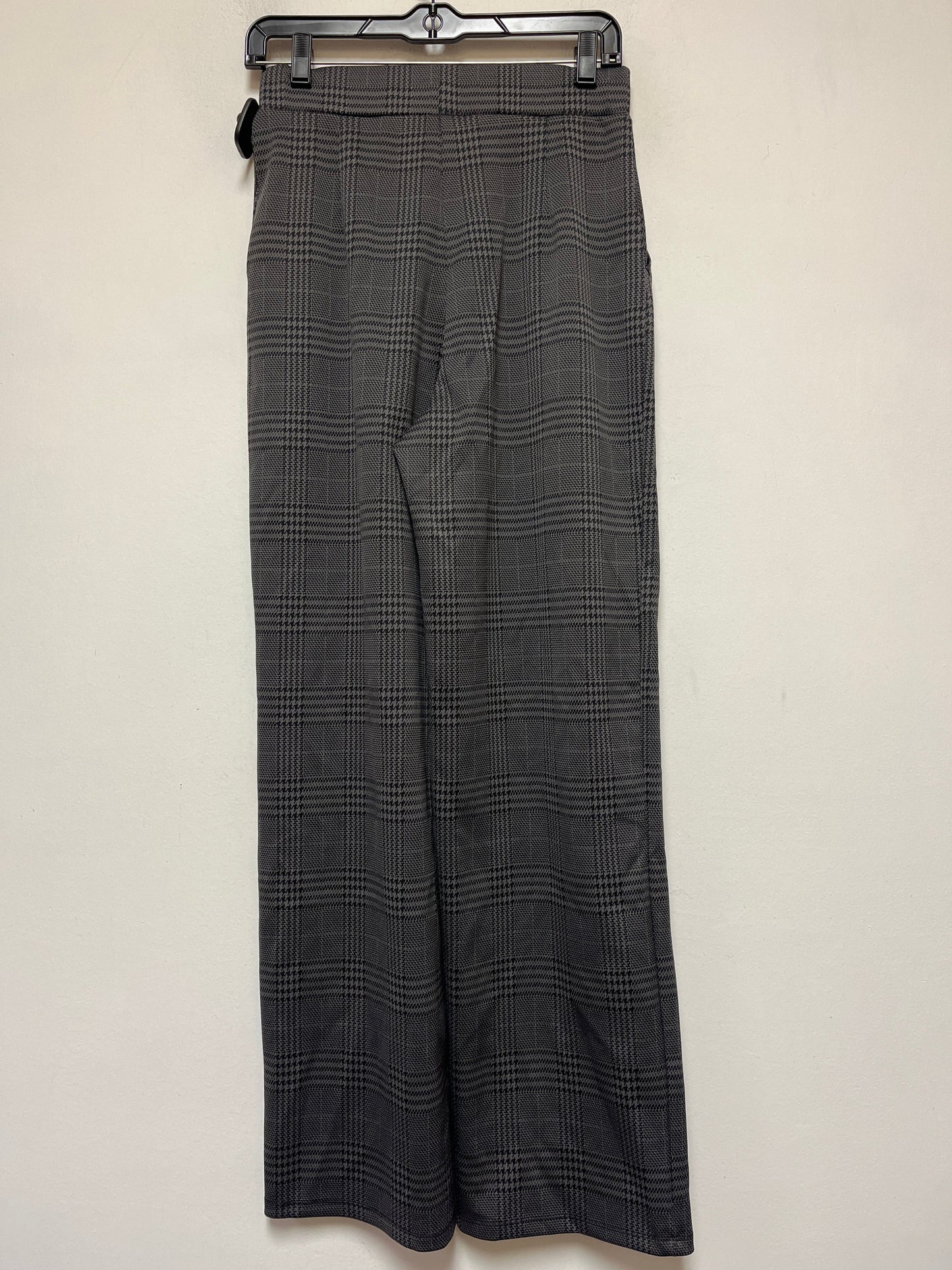 Plaid Pattern Pants Wide Leg H&m, Size 4