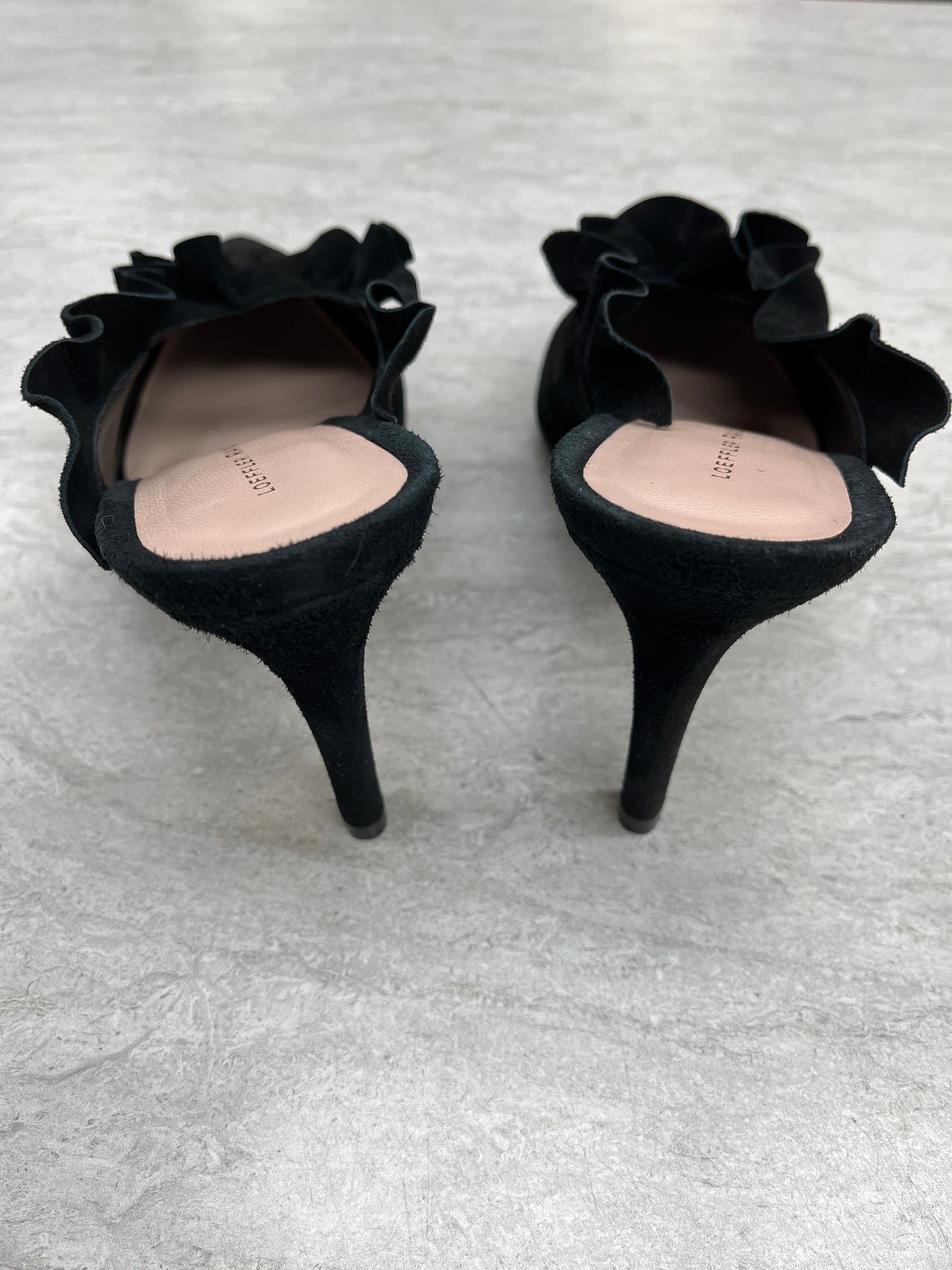 Black Shoes Heels Kitten Loeffler Randall, Size 8