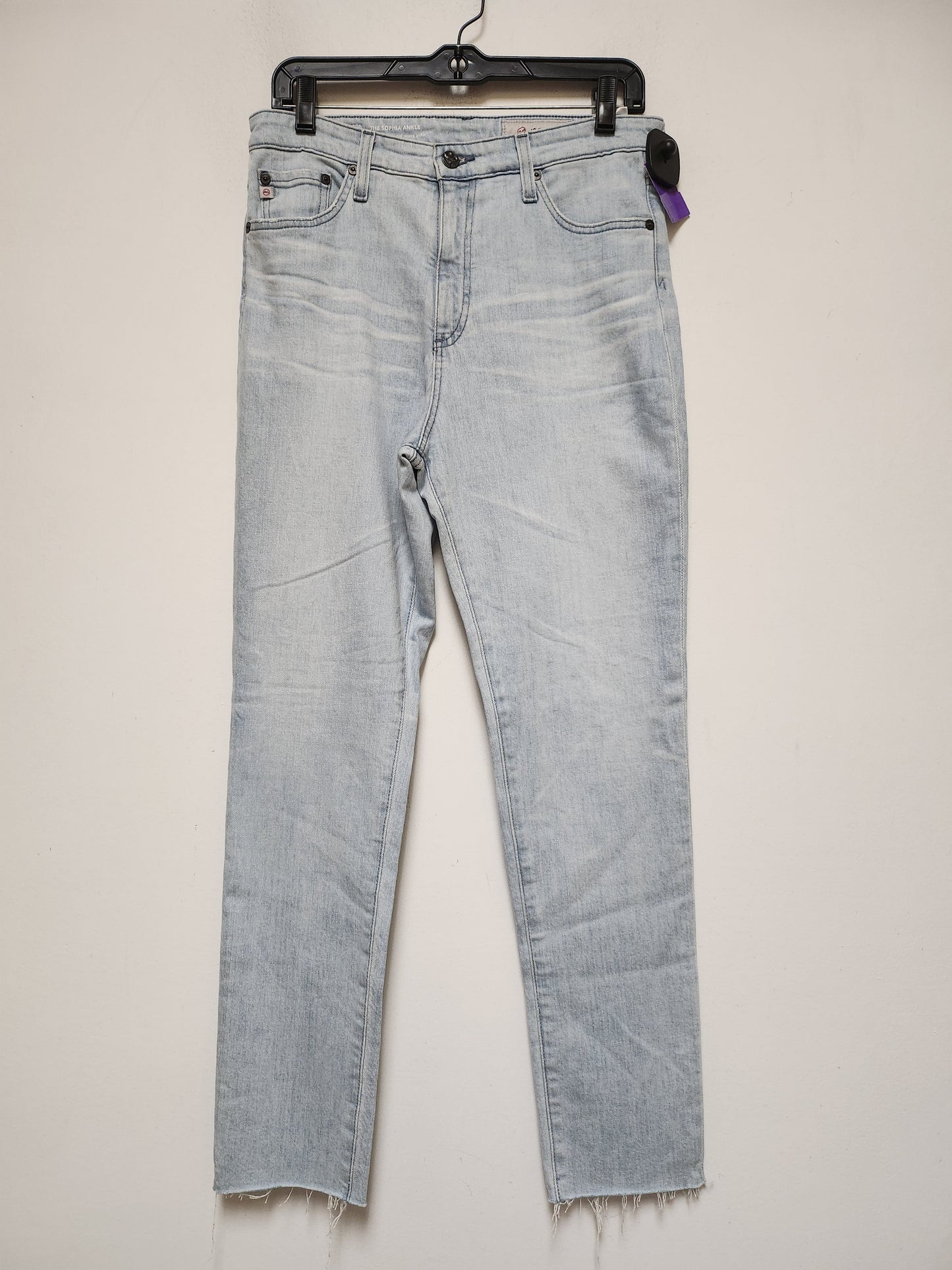 Blue Denim Jeans Skinny Adriano Goldschmied, Size 8