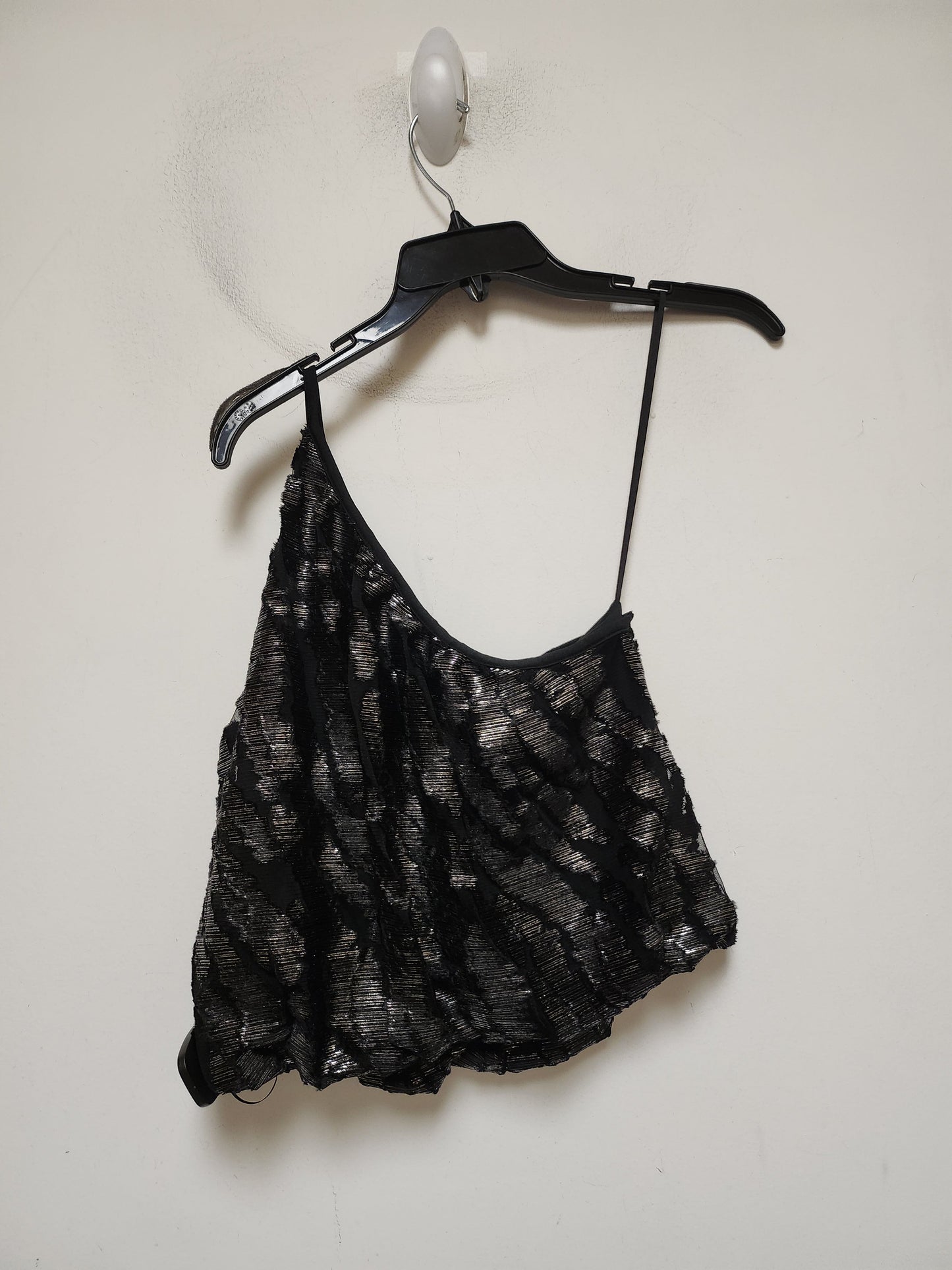 Black & Silver Top Sleeveless Express, Size Xs