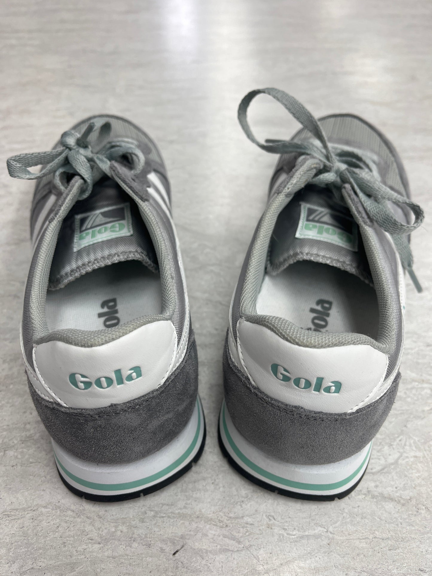Grey Shoes Athletic Gola, Size 10