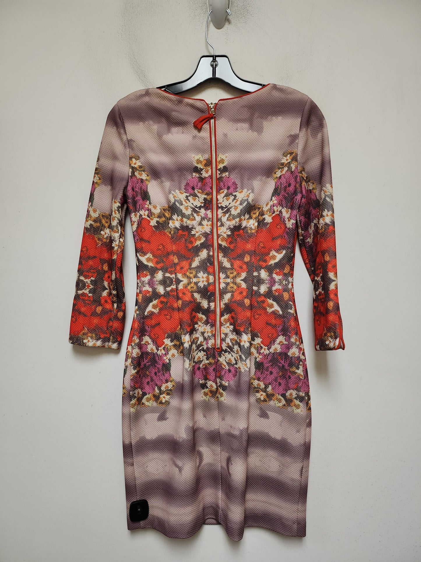 Dress Casual Short By Badgley Mischka In Floral Print, Size: S