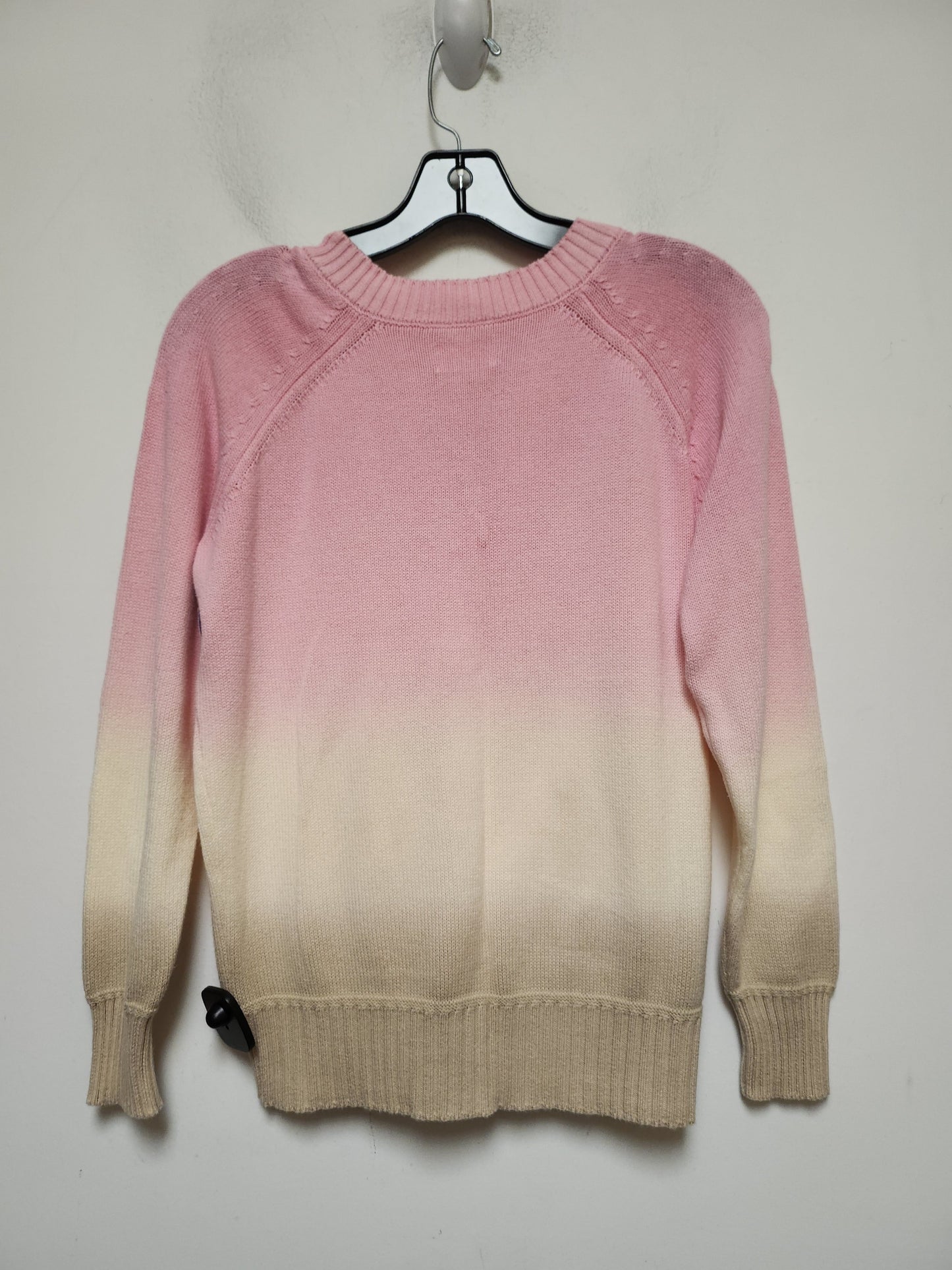 Pink & Tan Sweater Lou And Grey, Size Xxs