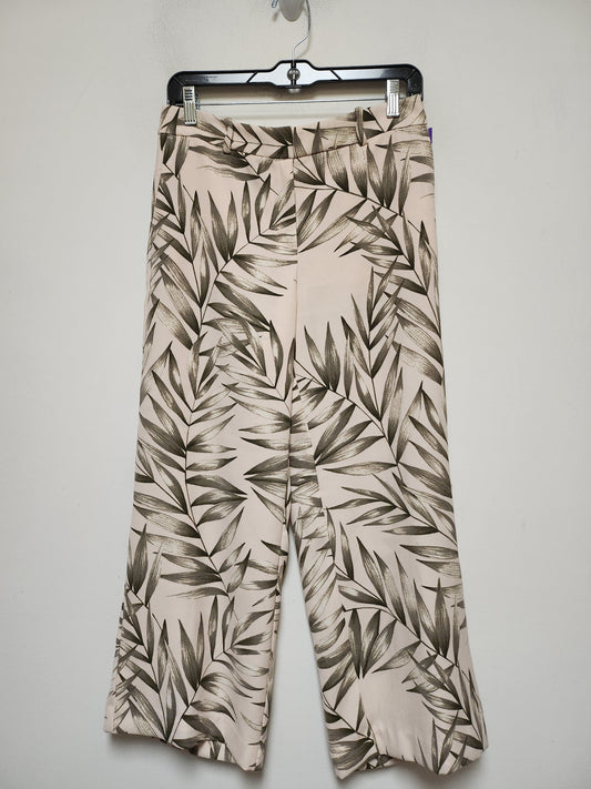 Tropical Print Pants Wide Leg Ann Taylor, Size 0