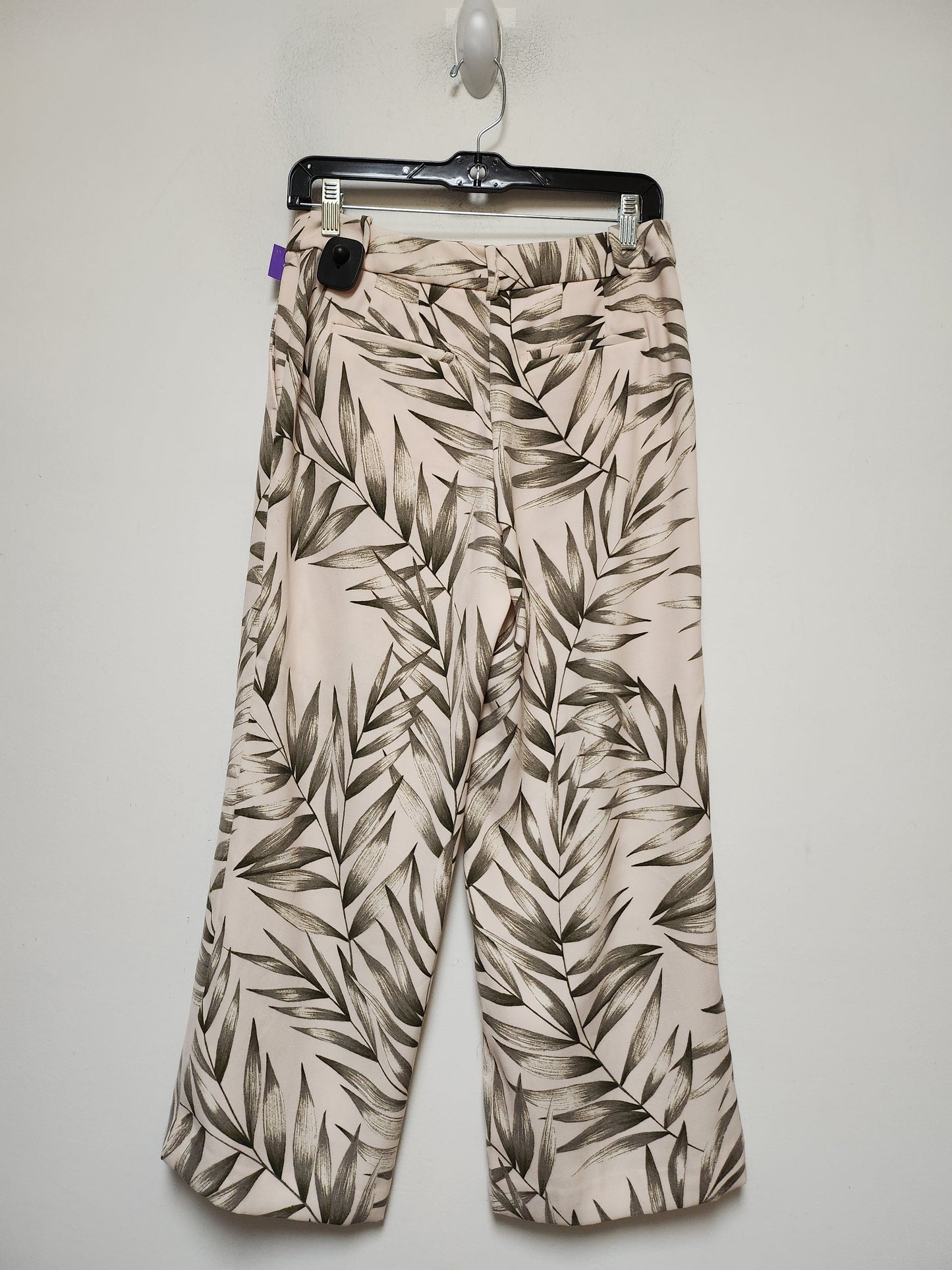 Tropical Print Pants Wide Leg Ann Taylor, Size 0