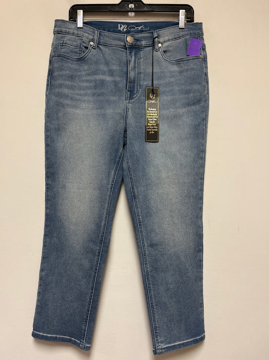 Blue Denim Jeans Straight Diane Gilman, Size 12