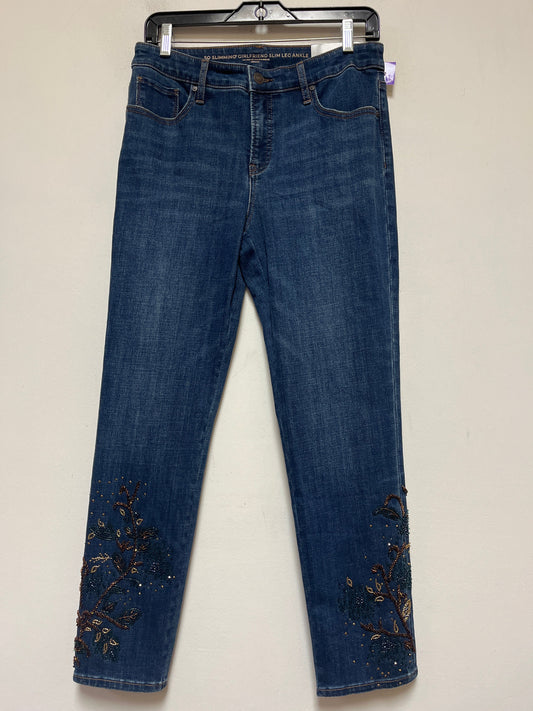 Blue Denim Jeans Straight Chicos, Size 4