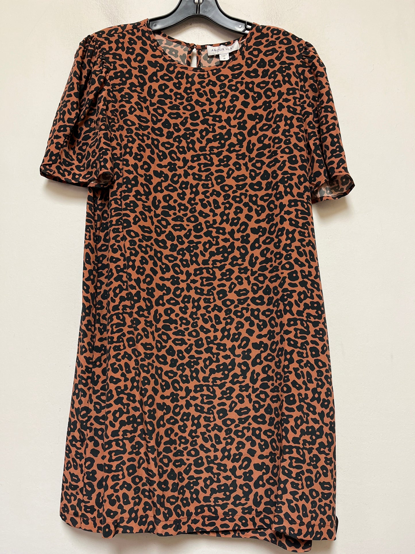 Animal Print Dress Casual Short Clothes Mentor, Size 0