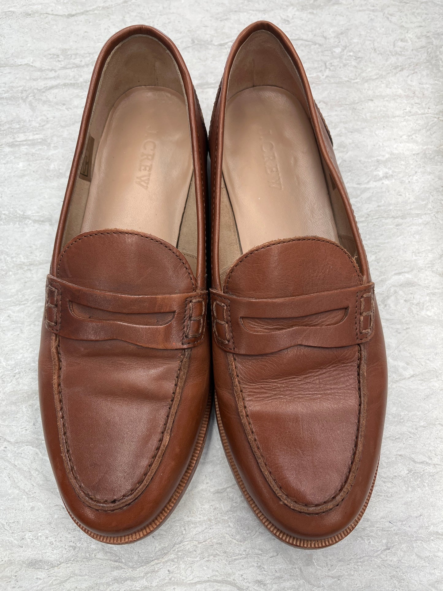Brown Shoes Flats J. Crew, Size 7.5