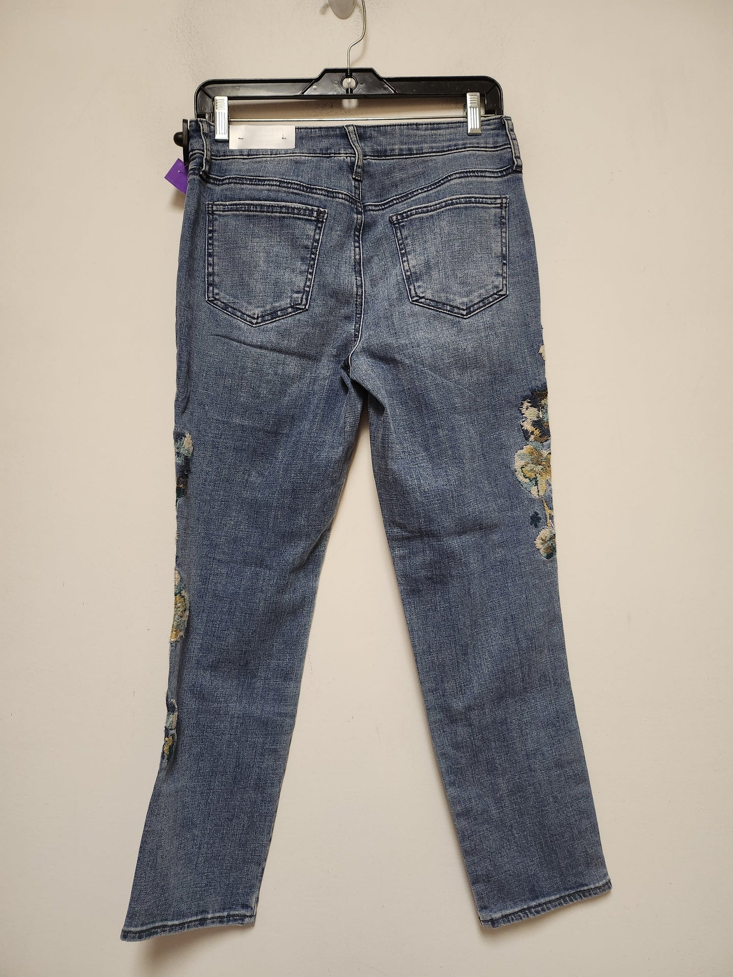 Blue Denim Jeans Straight Chicos, Size 4