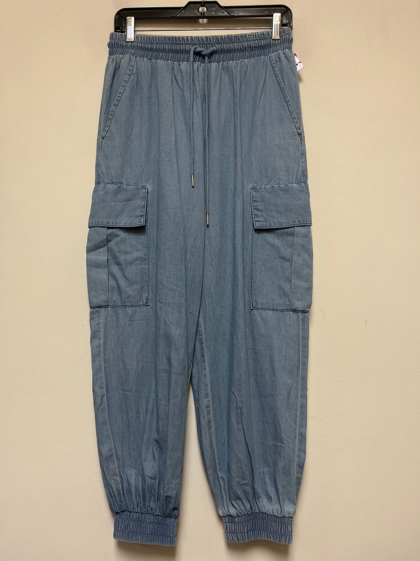 Blue Denim Pants Joggers Forever 21, Size 8
