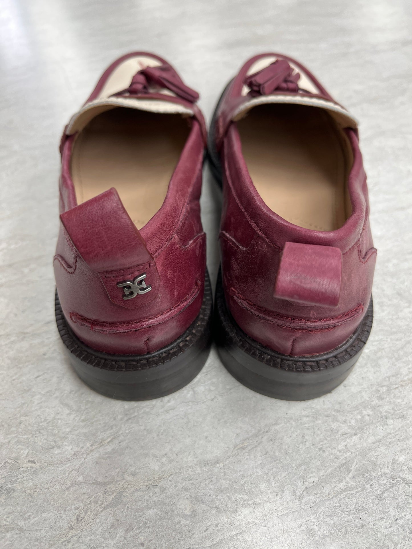 Cream & Red Shoes Flats Sam Edelman, Size 6.5
