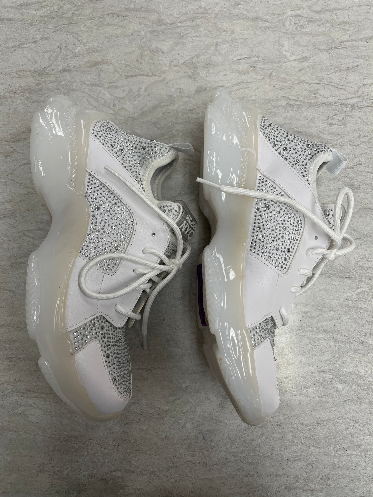 White Shoes Sneakers Madden Nyc, Size 9.5