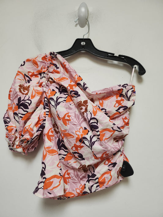 Floral Print Top Sleeveless Maeve, Size M