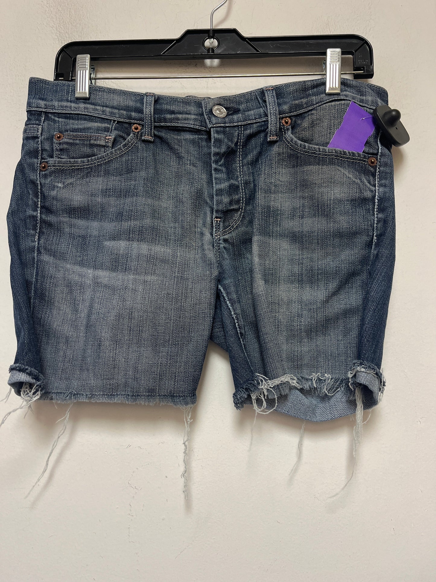 Blue Denim Shorts 7 For All Mankind, Size 8