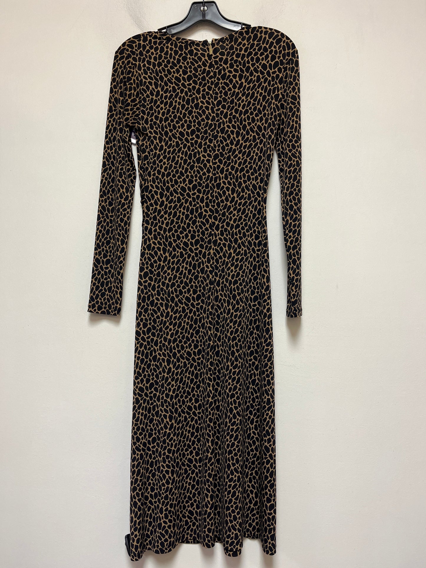 Animal Print Dress Casual Maxi Michael By Michael Kors, Size Xs