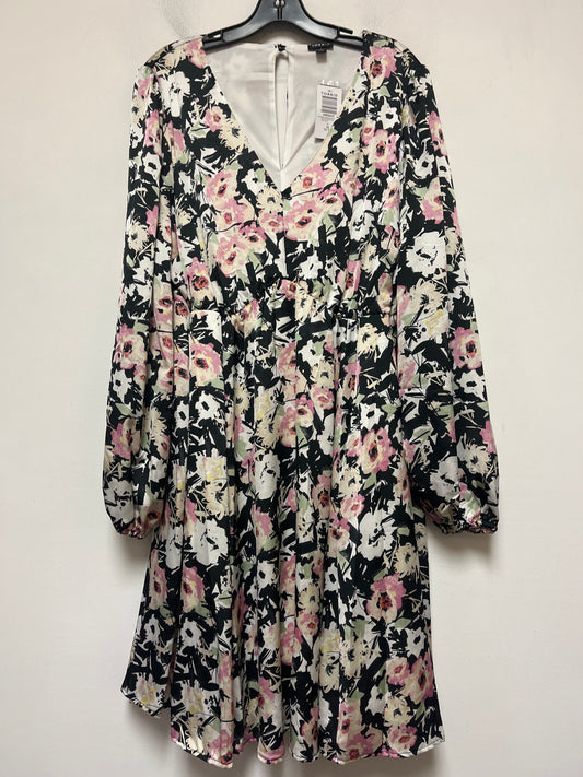 Floral Print Dress Casual Midi Torrid, Size 1x