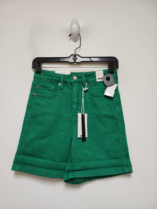 Green Denim Shorts Judy Blue, Size 4