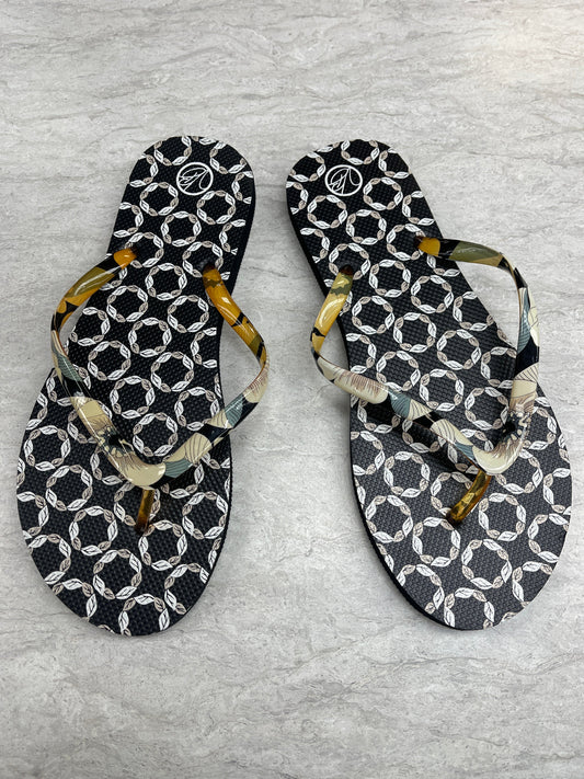Multi-colored Sandals Flip Flops Vera Bradley, Size 9