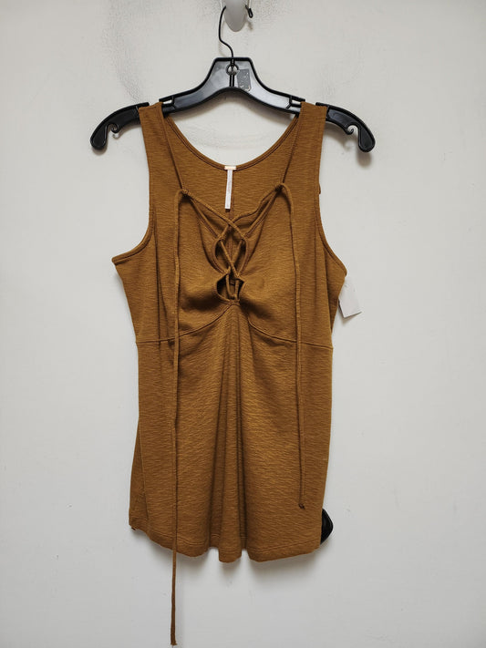 Brown Top Sleeveless Free People, Size L