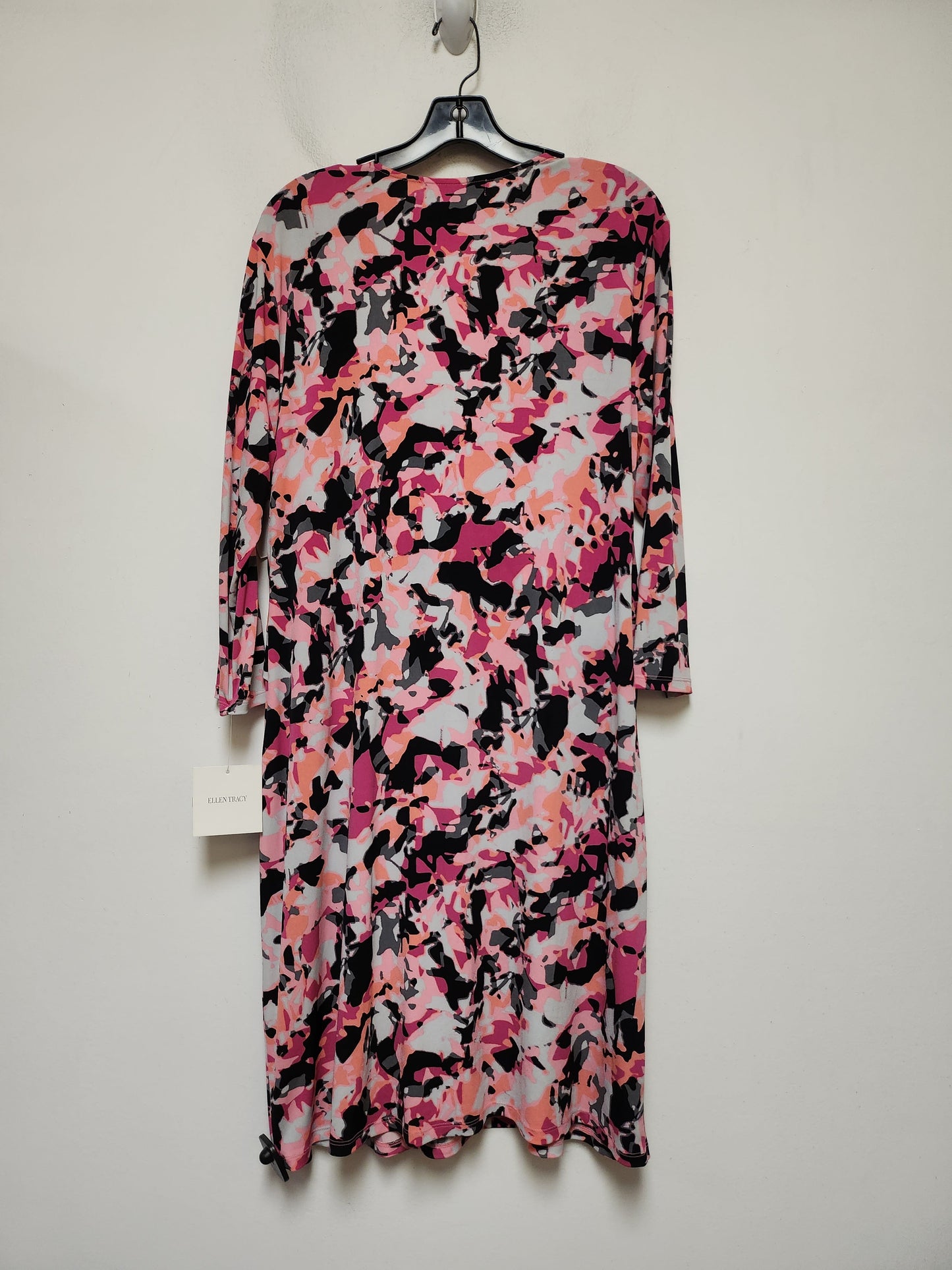 Multi-colored Dress Casual Midi Ellen Tracy, Size Xl