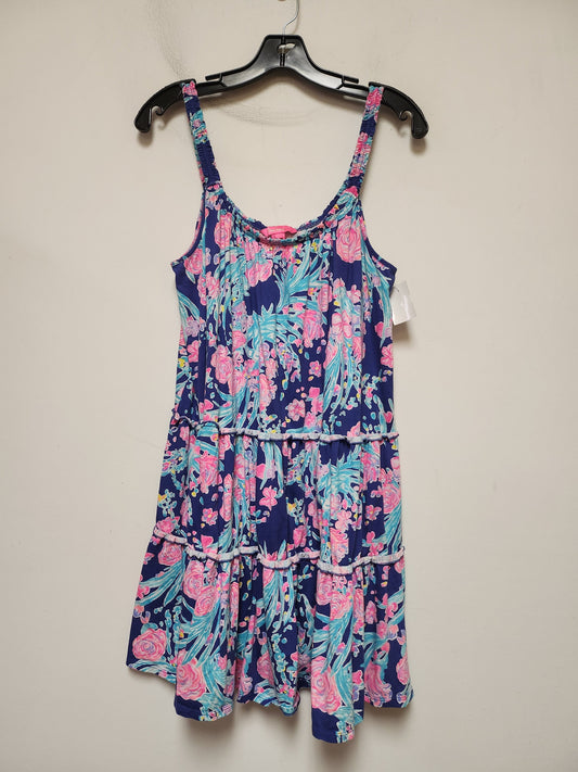 Floral Print Dress Casual Short Lilly Pulitzer, Size L